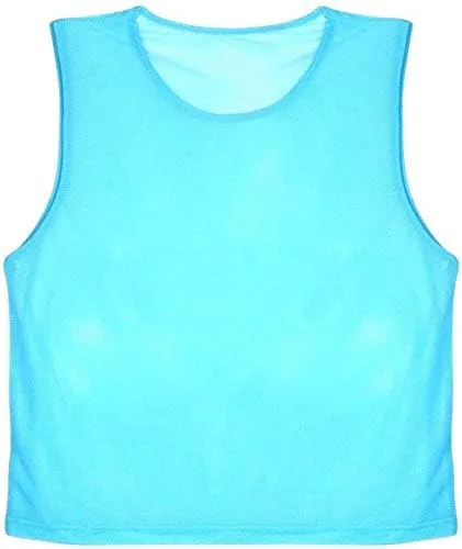 Miniatura 5 de Chalecos de entrenamiento de fútbol para niños Scrimmage Jerseys baberos Pinnies para juegos de equipo y prácticas de hockey sobre campo - 12