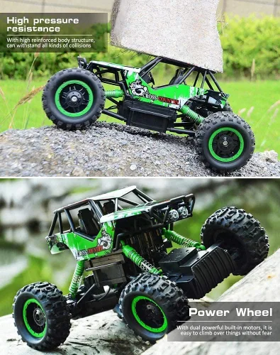 Miniatura 3 de Double E Automóviles de control remoto 1:18 de doble motor recargable para camionetas 4x4 todoterreno