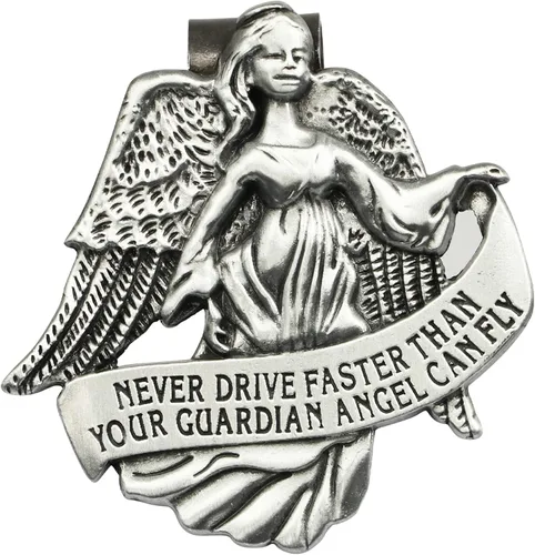 Clip de visera de ángel de la guarda, accesorios de seguridad para automóvil, regalos para el nuevo conductor, adolescentes, niños, padres,