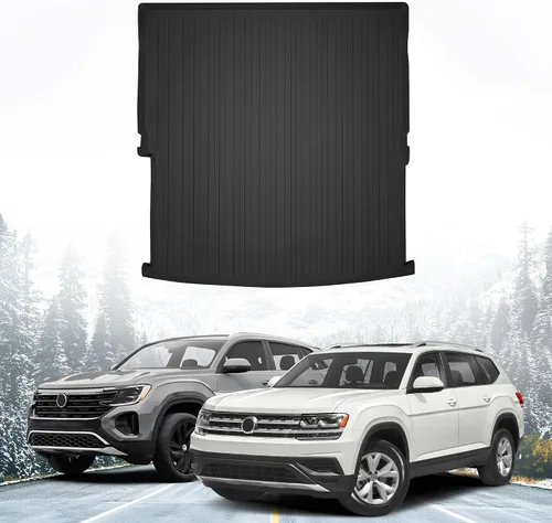 Miniatura 2 de Forro de carga prémium para Volkswagen Atlas 2018-2026 – 100% de protección, alfombrilla de maletero de automóvil de ajuste personalizado
