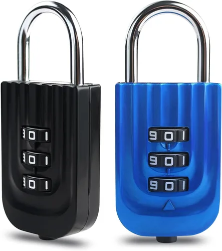Miniatura 8 de Cerradura de combinación para casillero, cerradura de casillero de gimnasio con código, combinación de candado pequeño, candado combinado resistente