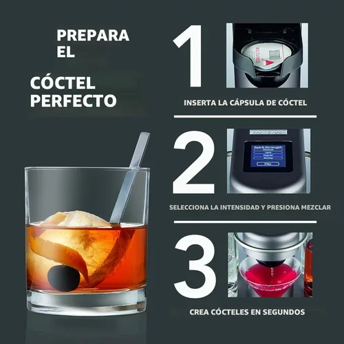 Miniatura 2 de Bartesian Máquina de cóctel y margarita prémium para el bar casero con simplicidad de botón y un diseño fácil de limpiar (55300)
