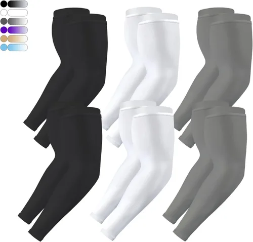 Miniatura 23 de 4 pares de mangas de brazo para hombres y mujeres - para cubrir tatuajes - manga deportiva refrescante para baloncesto, golf, fútbol