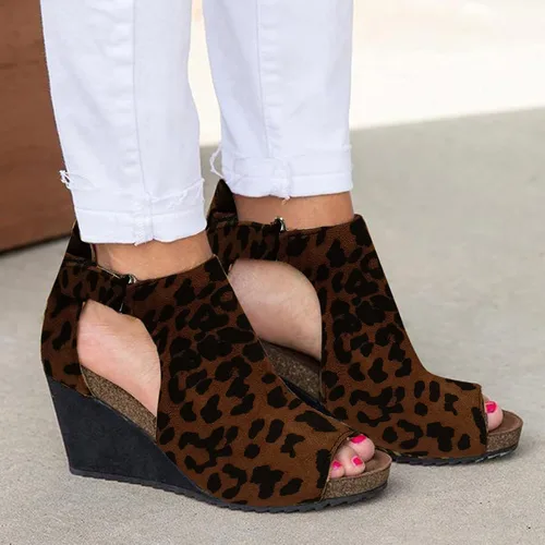 Miniatura 5 de Summer Sandals for Women Ladies Fashion Solid Wedges Casual Roman Shoes Sandalsias con tachuelas para mujer