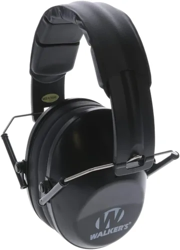Miniatura 2 de Walker's Game Ear Protección auditiva, orejera plegable, bajo perfil, negro, lente deportivo de policarbonato, alta calidad, medio marco, nariz