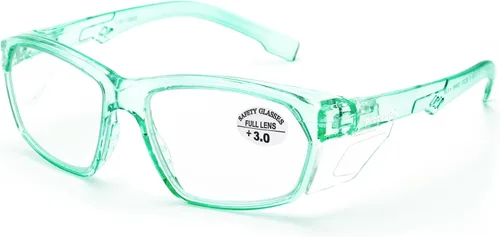 Miniatura 33 de ProtectX Elegantes gafas de seguridad antivaho y resistentes a los arañazos, gafas de protección UV, lentes de bloqueo de luz azul para hombres