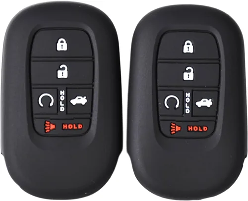 Miniatura 8 de Funda de silicona para llavero de 5 botones para Honda Civic Accord HR-V Sport SI EX EX-L Touring 2022 2023