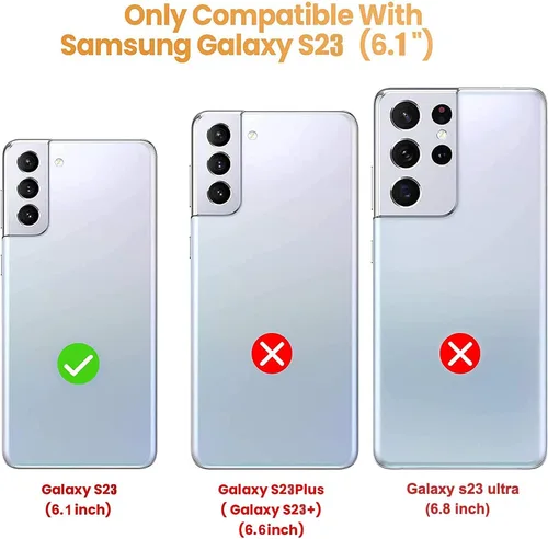 Miniatura 70 de Tuokiou Funda para Samsung Galaxy A14 5G, Fundas Protectoras Transparentes con Ranura para Tarjetas, Funda Cartera de TPU Suave Ajustada Resistente