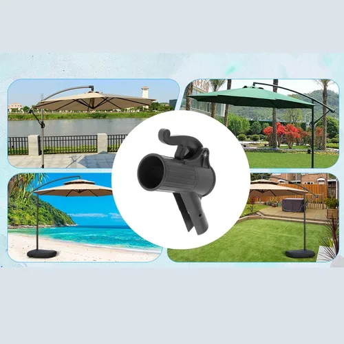 Miniatura 5 de Gazechimp Accesorios para sombrilla de patio, reparación duradera, parasoles de ocio, piezas de herramientas para cubierta lateral colgante, Mango