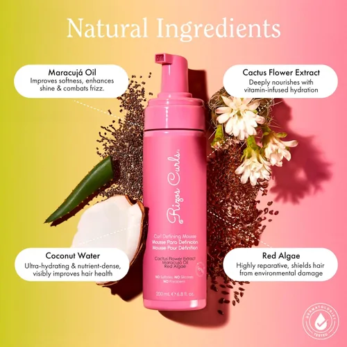 Miniatura 3 de Rizos Curls Mousse Definidora de Rizos – Espuma ligera para volumen e hidratación – Brillo y definición para cada patrón de rizo: cabello ondulado