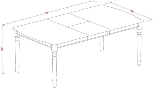 Miniatura 12 de East West Furniture SHDA5-WHI-13 - Juego de cocina de 5 piezas, incluye una mesa de comedor redonda con pedestal y 4 sillas Parson tapizadas de tela
