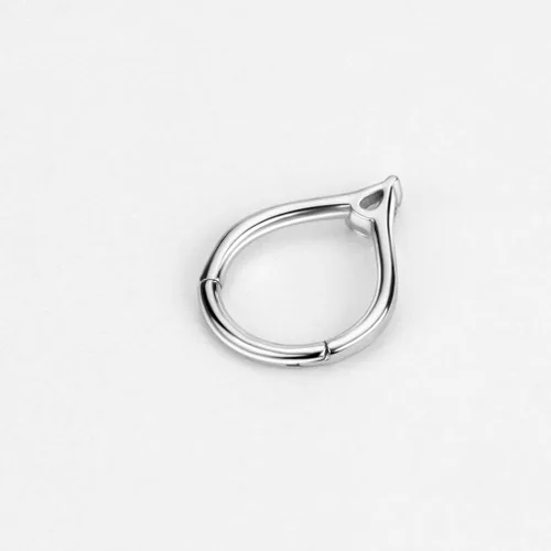 Miniatura 4 de FANSING Piercing de acero quirúrgico de 056oz y 0315in para mujer Metal circonita cúbica