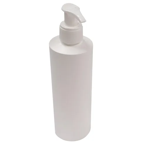 Miniatura 2 de Paquete de 10 fundas para botella de masaje individual Rapport con botella blanca de 8 onzas y bomba para lociones y aceites. El accesorio esencial