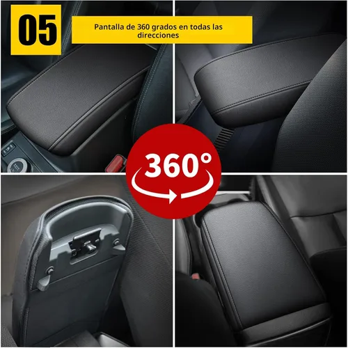 Miniatura 6 de AOMSAZTO Funda de reposabrazos para Civic Honda 2012-2015, color negro, almohadilla de consola central para Civic
