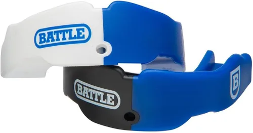 Miniatura 9 de Battle Sports - Paquete de 2 protectores bucales, máxima protección y transpirabilidad, sin tirantes, apto para adultos y jóvenes, paquete de 2