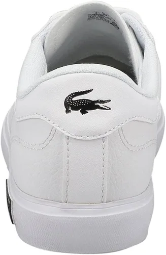 Miniatura 3 de Lacoste Powercourt - Tenis de moda para mujer, color blanco y negro, talla 6.5 M de EE. UU, Blanco