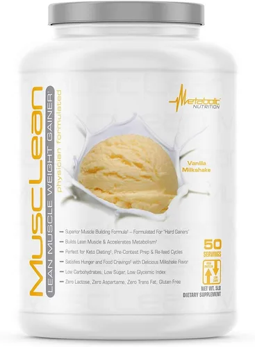 Miniatura 12 de Metabolic Nutrition - Musclean - Batido, reemplazo de comidas con alto contenido de proteínas de suero de leche, nutrición de mantenimiento, baja