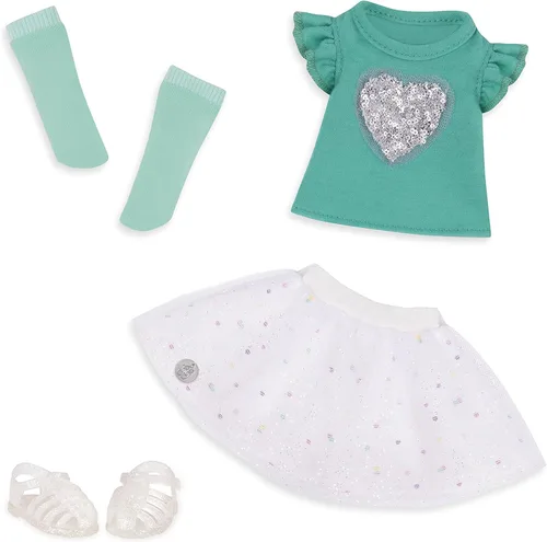 Miniatura 10 de Glitter Girls – Ropa para Muñeca de 14 Pulgadas – Conjunto de Flores Brillantes en Flor – Juguetes, Ropa y Accesorios para Niñas de 3 Años