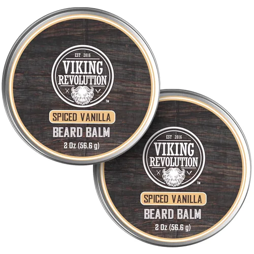 Miniatura 23 de Viking Revolution Bálsamo para barba de cedro y pino, mantequilla con aceite de argán, suavizante e hidratante para hombres, cera para barbas