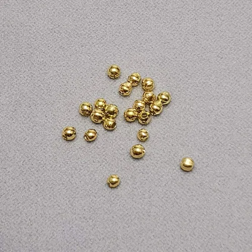 Miniatura 2 de Chenkou Craft 1 caja de 4500 piezas surtidas de 6 colores de metal Tinny Spacer Beads suministros para hacer joyas (mezcla, 1/12 pulgadas (0.079 in))
