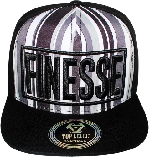 Miniatura 2 de Top Level Gorra ajustable de algodón Snapback 7 (varios diseños únicos de sombreros disponibles)