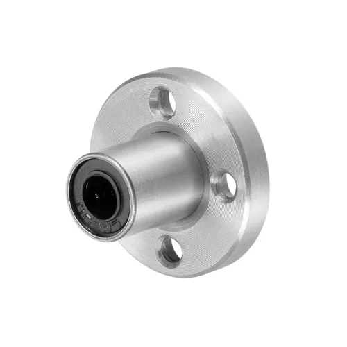 Miniatura 4 de uxcell LM6UU Rodamientos lineales de brida redonda, diámetro de 0.236 in de diámetro, 0.472 in de diámetro exterior, 0.748 in de longitud