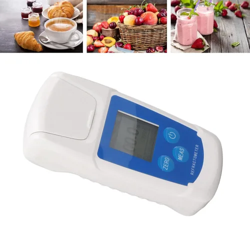 Miniatura 6 de lyrlody Refractómetro digital Brix, probador de contenido de azúcar alta precisión con compensación automática de temperatura para bebidas