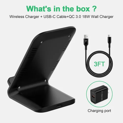 Miniatura 5 de Cargador inalámbrico Android Samsung para Samsung Galaxy S25FE S25 Plus S25 Edge S25 Ultra S24FE S23 S22, soporte de cargador de teléfono