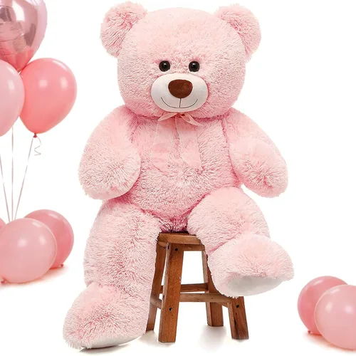 Miniatura 16 de MorisMos Oso de Peluche Gigante Animal de Peluche 3 pies, 36 pulgadas, Oso de Peluche Grande para Decoración de Baby Shower, Animal de Peluche