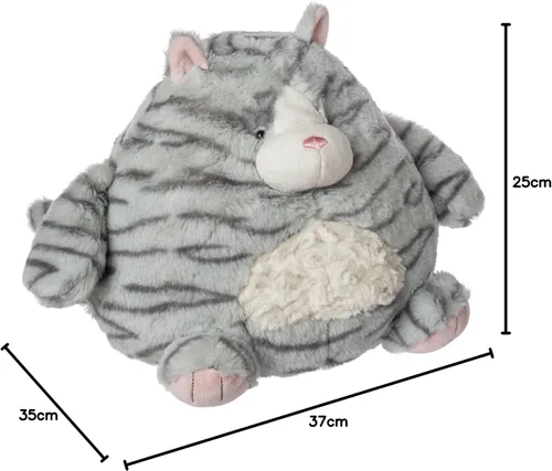 Miniatura 9 de Mary Meyer Almohada Puffernutter de peluche suave, 10 pulgadas, gatito