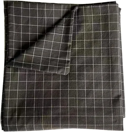 Miniatura 8 de F.Y.Dreams - Funda de edredón de 100 % algodón lavado para manta con peso, 60 x 80 pulgadas, con 8 lazos y cierre en el lado largo, diseño de 100%