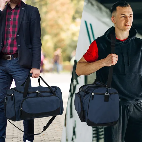 Miniatura 21 de Bolsa de gimnasio para hombre, 55 L, duradera, grande, para viajes, entrenamiento, fitness