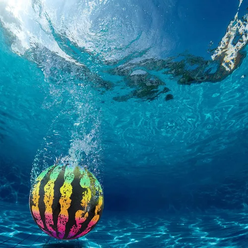 Miniatura 3 de Juego de pelota de piscina - Pelota de piscina de 9 pulgadas Juguetes inflables de piscina con adaptador de manguera, juego de piscina