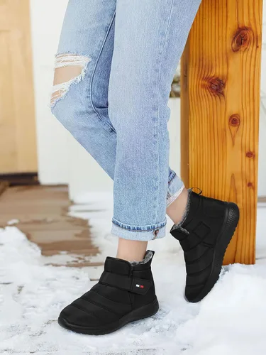 Miniatura 6 de SHIBEVER Botas de invierno para mujer botas de nieve impermeables para mujer, botines cómodos y resistentes a la moda