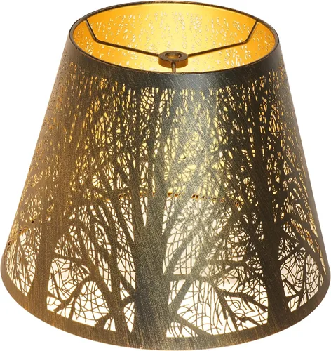 Miniatura 21 de ALUCSET Pantalla de lámpara pequeña, pantalla de tela de barril para lámpara de mesa y luz de pie, 6 pulgadas de diámetro superior x 10 pulgadas
