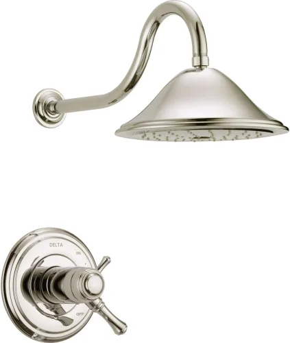 Miniatura 6 de Delta Faucet - Cassidy Serie 17T Juego de ducha de doble función, regadera con tecnología Touch Clean de un solo chorro (no incluye válvula), bronce