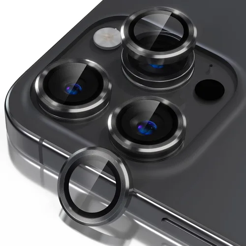 Miniatura 15 de Misea Compatible con iPhone 17 Pro/iPhone 17 Pro Max Protector de Lente de Cámara Brillante, Vidrio Templado 9H Cubierta de Cámara Protector