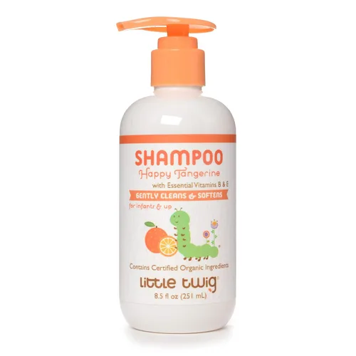 Bote de champú Little twig. 2 onzas, Mandarina, Tangerine
