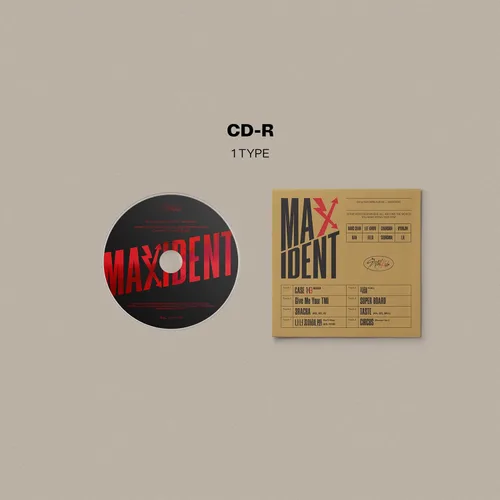 Miniatura 5 de Stray Kids - Mini álbum [MAXIDENT] (CASE Ver. / SEUNGMIN Ver.) Estuche de papel + libro de fotos + CD-R + papel de letras + tarjeta de fotos +