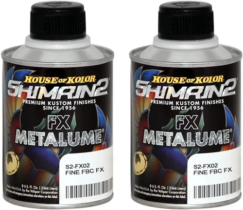 House of Kolor S2-FX02 Metalume Fine FBC FX Shimrin2 Efecto 1/2 Pinta (Paquete de 2)