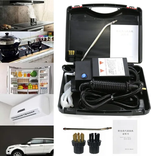 Miniatura 5 de Gdrasuya10 1700W 110V Limpiador de vapor de alta temperatura de mano Máquina de limpieza de alta presión Máquina de limpieza de alta presión