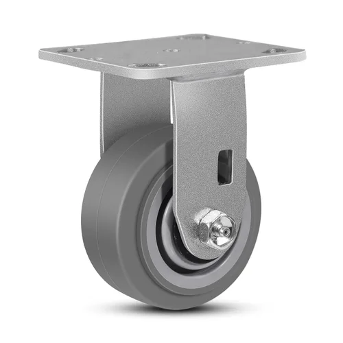 Miniatura 47 de Juego de 4 ruedas giratorias industriales de 5 pulgadas de alta resistencia con capacidad de carga de 3200 libras, ruedas de goma para muebles