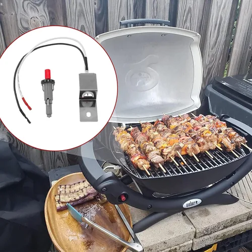 Miniatura 2 de MENSI Kit de encendido de botón de presión Piezo para parrilla, reemplazo de encendedor para Weber 80462 Q100 Q200, para nuevas piezas de parrilla