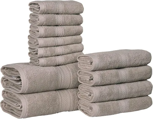 Miniatura 28 de HILLFAIR 600 GSM- 40 x 80 pulgadas- 100% algodón juego de 2 toallas de baño XXL extragrandes- suaves altamente absorbentes toallas de baño jumbo