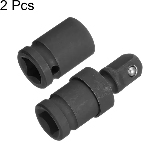 Miniatura 3 de HARFINGTON Zócalo poco profundo de impacto de 0.669 in de acero CR-MO con adaptador de enchufe giratorio universal de 360 grados