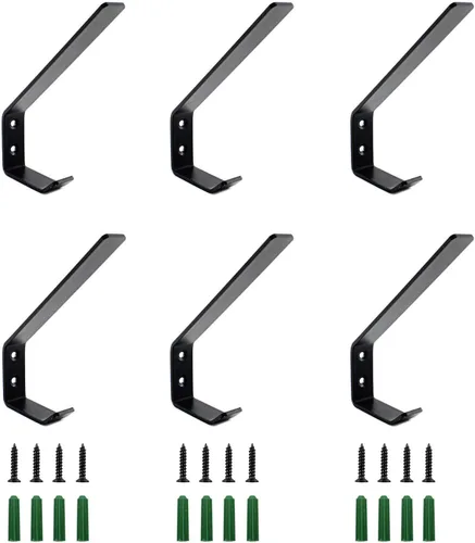 Miniatura 9 de Ganchos de pared de acero inoxidable para colgar toallas, sombreros, llaves, plantas, ganchos de metal resistentes para colgar en la pared