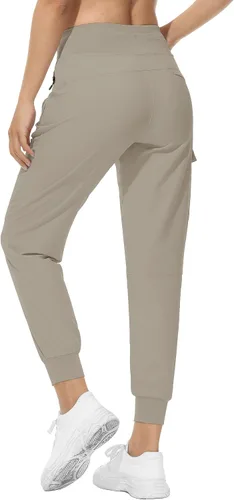 Miniatura 21 de RlaGed - Pantalones tipo cargo de senderismo para mujer, pantalones deportivos ligeros, de secado rápido, resistentes al agua, para pesca y al aire