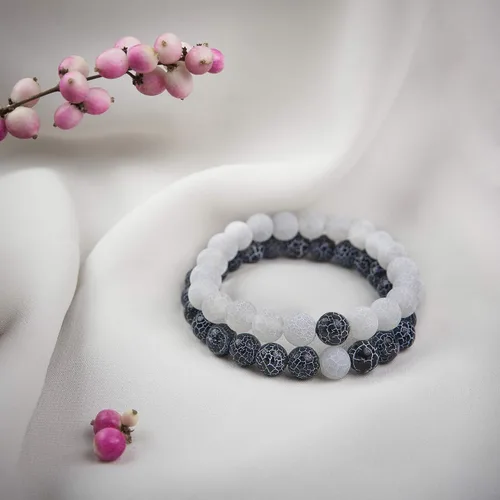 Miniatura 3 de Anavego True Bond viene con una caja de regalo única, juego de pulseras combinadas. Regalo para él o ella, novio, novia, esposo, esposa, mujeres