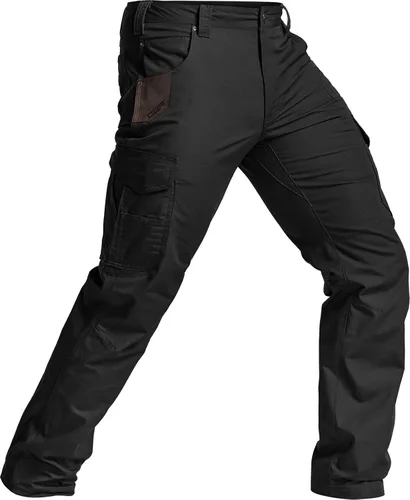 Miniatura 9 de CQR - Pantalones de trabajo Ripstop para hombre, pantalones tácticos repelentes al agua, para uso al aire libre, pantalones cargo rectos, EDC