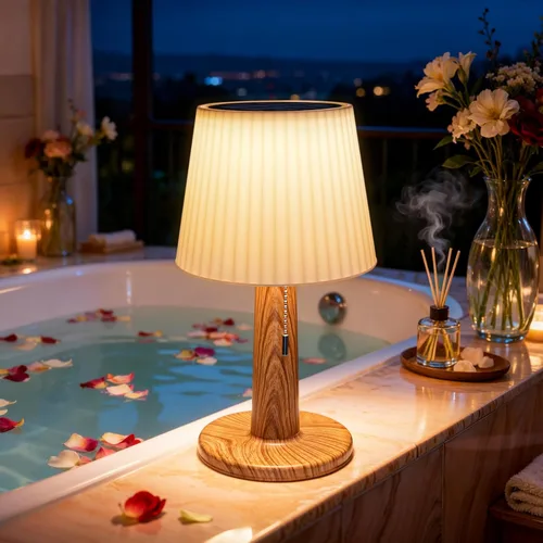 Miniatura 2 de Beautyard Solar Table Lamps Outdoor Indoor - Shower Lamps Waterproof Mothers Gifts 3 Lighting Modes, 4000mAh Eye-Caring LED Cordless Solar Lamp with